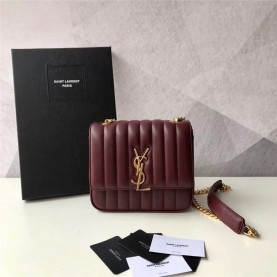 [SAINT LAURENT-생로랑] 미듐 비키 숄더백 (체인 55CM)