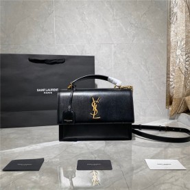 [SAINT LAURENT-생로랑] 선셋 모노그램 탑핸들 미듐