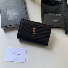 [SAINT LAURENT-생로랑] 투파트 지퍼 중지갑