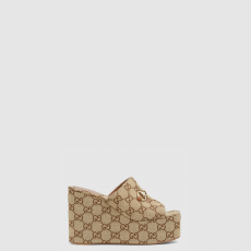 [GUCCI-구찌] 호스빗 웨지 샌들 816328