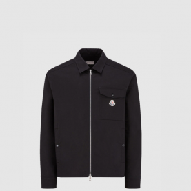 [MONCLER-몽클레어] 코튼 개버딘 집업 셔츠 재킷