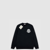 [MONCLER-몽클레어]로고 프린트 면 톱