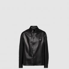 [PRADA-프라다] 나파 가죽 셔츠
