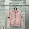 [THOM BROWNE-톰브라운] RWB 암 밴드 집업 후드(남녀공용)