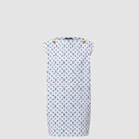 [LOUIS VUITTON-루이비통] Aquarelle 모노그램 아일렛 드레스 1AHIYS