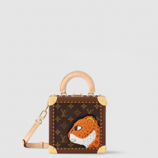 [LOUIS VUITTON-루이비통] 미니 스퀘어 트렁크 레오퍼드