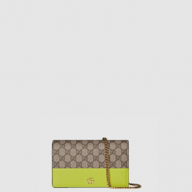 [GUCCI-구찌] GG 마몽 미니 체인백(woc)