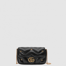 [GUCCI-구찌]GG 마몽 미니 체인백