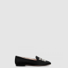 [Roger Vivier-로저비비에]플라워 스트라스 새틴 드라이버 플랫