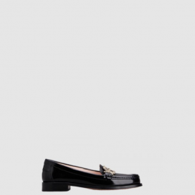 [Roger Vivier-로저비비에]비브 드라이버 메탈 버클 페이턴트 가죽 로퍼