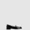 [Roger Vivier-로저비비에]비브 드라이버 메탈 버클 페이턴트 가죽 로퍼