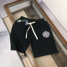 [Stone Island-스톤 아일랜드]코튼 저지 스탬프 로고 스웨트 쇼츠