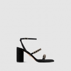 [DIOR-디올] Diorissime 스웨이드 힐 샌들 KCO