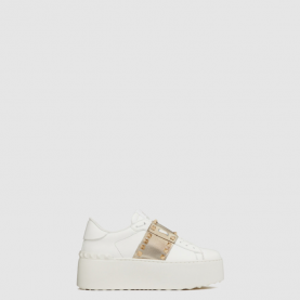 [VALENTINO-발렌티노] 송아지 가죽 플랫 스니커즈
