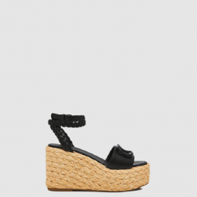 [VALENTINO-발렌티노] 로고 웨지 에스파드릴