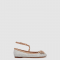 [VALENTINO-발렌티노] 크리스탈 락스터드 발레리나