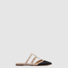 [VALENTINO-발렌티노] 페이턴트 가죽 락스터드 뮬