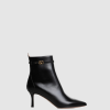 [VALENTINO-발렌티노] 송아지 가죽 브이로고 부츠