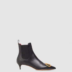 [VALENTINO-발렌티노] 브이로그 가죽 앵클부츠