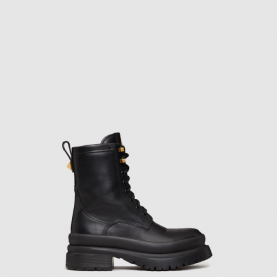 [VALENTINO-발렌티노] 로만 스터드 송아지 가죽 밀리터리 앵클 부츠