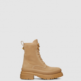 [VALENTINO-발렌티노] 로만 스터드 스웨이드 밀리터리 부츠