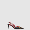 [VALENTINO-발렌티노] 송아지 가죽 슬링백 펌프스