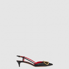 [VALENTINO-발렌티노] 송아지 가죽 슬링백 펌프스